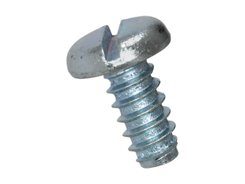 Image du produit de Vis à tôle à tête cylindrique à fente et à bout plat forme F