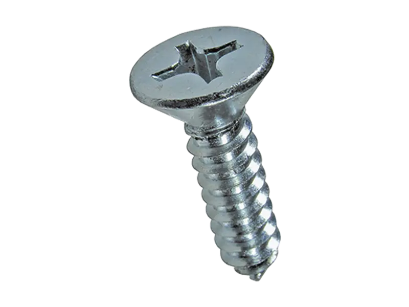 Produktbild von Senk-Blechschrauben mit Kreuzschlitz Phillips Form H und Spitze Form C
