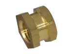제품 이미지: E - Threaded inserts for insertion form E hexagonal without shoulder, with threaded blind hole, for thermoplastics and thermosets