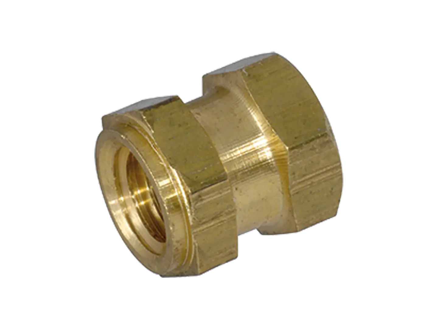 BN 1039 | Wkładki gwintowe do wkładania typ G sześciokątne z kołnierzem, z otworem z gwintem przelotowym, do termoplastów i duroplastów