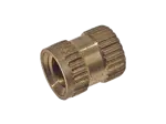 Product image of H - Threaded inserts for insertion form H knurled with shoulder, with threaded blind hole, for thermoplastics and thermosets