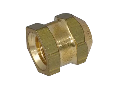 Immagine del prodotto P - Inserti filettati per costampaggio forma P esagonali senza spallamento, con foro cieco filettato, per termoplastici e duroplastici