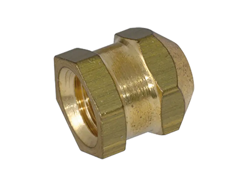 Immagine del prodotto P - Inserti filettati per costampaggio forma P esagonali senza spallamento, con foro cieco filettato, per termoplastici e duroplastici