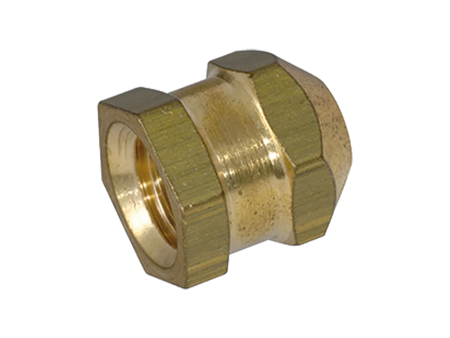 BN 1042 | Inserti filettati per costampaggio forma P esagonali senza spallamento, con foro cieco filettato, per termoplastici e duroplastici