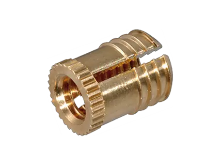 Product image of BancLok® MV 812-815 - Press-in threaded inserts with expansion anchoring without head, with gear rim and anchoring profile, for thermoplastics