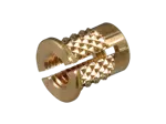 Product image of BancLok® RK 842 - Press-in threaded inserts with expansion anchoring with small head, with cross knurling, for thermoplastics and thermosets