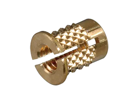 Immagine del prodotto BancLok® RK 842 - Inserti filettati a espansione con inserimento a pressione a testa piccola, con zigrinatura incrociata, per termoplastici e duroplastici
