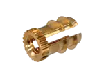 Produktbild von BancLok® F 821/822/823 - Gewindeeinsätze zum Einpressen mit Expansionsverankerung ohne Kopf, mit Zahnkranz und Verankerungsprofil, für Holz, weiche Kunststoffe und Verbundwerkstoffe