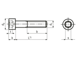 Technical drawing with dimensions of 
