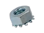 Product image of Hex nuts with captive tooth lock washer
