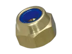 Image du produit de Ecrous autofreinés forme basse avec anneau polyamide