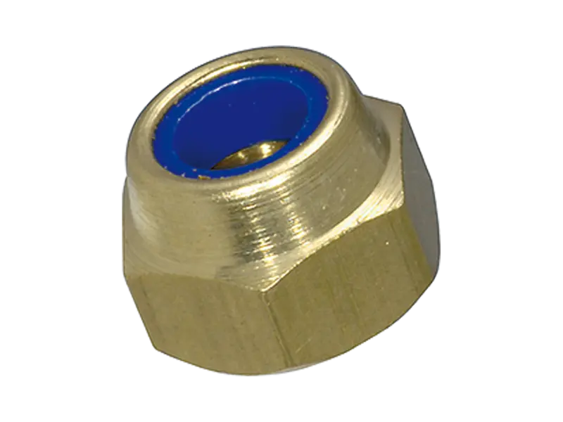 Product image of Prevailing torque type hex lock nuts thin type, with polyamide insert