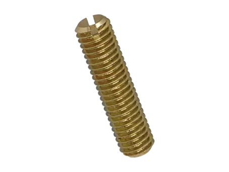 Product image of Slotted set screws with flat point, chamfered