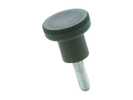 Product image of ELESA® Ergostyle EKK.p - Knurled knobs with threaded stud, steel zinc plated