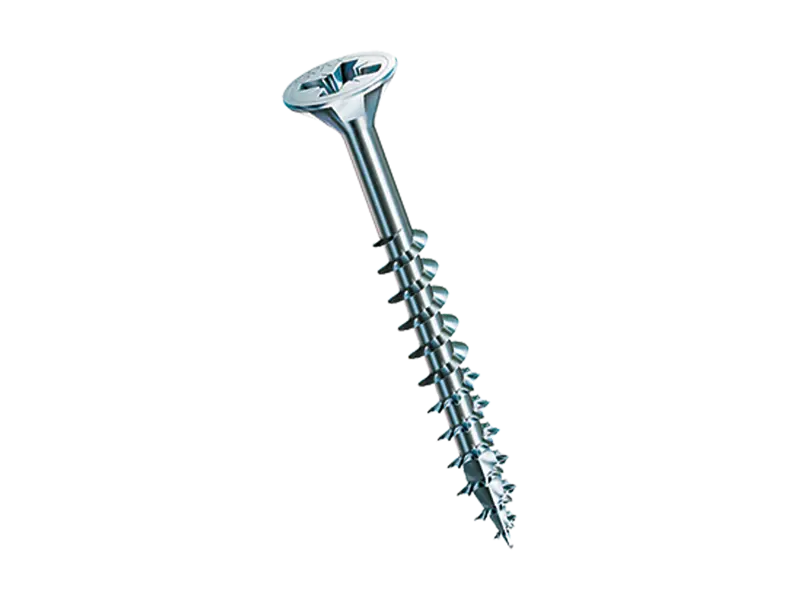 Imagen del producto de SPAX® - Tornillos para aglomerado con cabeza avellanada parcialmente roscados y con hueco cruciforme Pozidriv forma Z con punta 4CUT