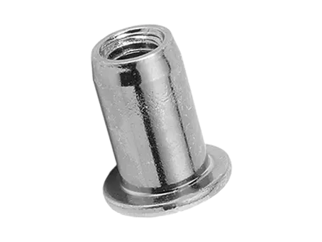 Product image of TUBTARA® UPO/SPO (UT/ROF, ST/ROF) - Blind rivet nuts flat head, round shank, open end