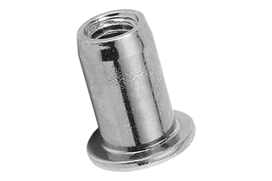 BN 1971 | Blind rivet nuts flat head, round shank, open end