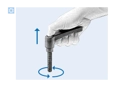 Functional principle of FASTEKS® FAL - Adjustable handles with threaded stud, reinforced version, slim design