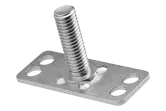 bigHead® mit Gewindebolzen
Kopf rechteckig