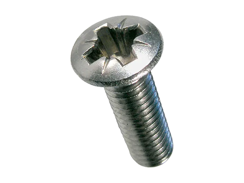 Imagen del producto de Tornillos con cabeza avellanada abombada y hueco cruciforme Pozidriv forma Z