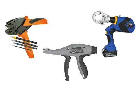 Outils et accessoires pour l'électrotechnique