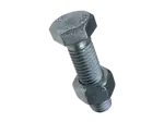 Product image of Hex head screws with hex nuts fully threaded