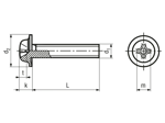 Dibujo técnico con dimensiones de ecosyn® fix IPH