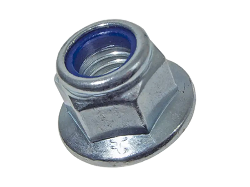 Produktbillede af Sikringsmøtrikker med flange og polyamidring