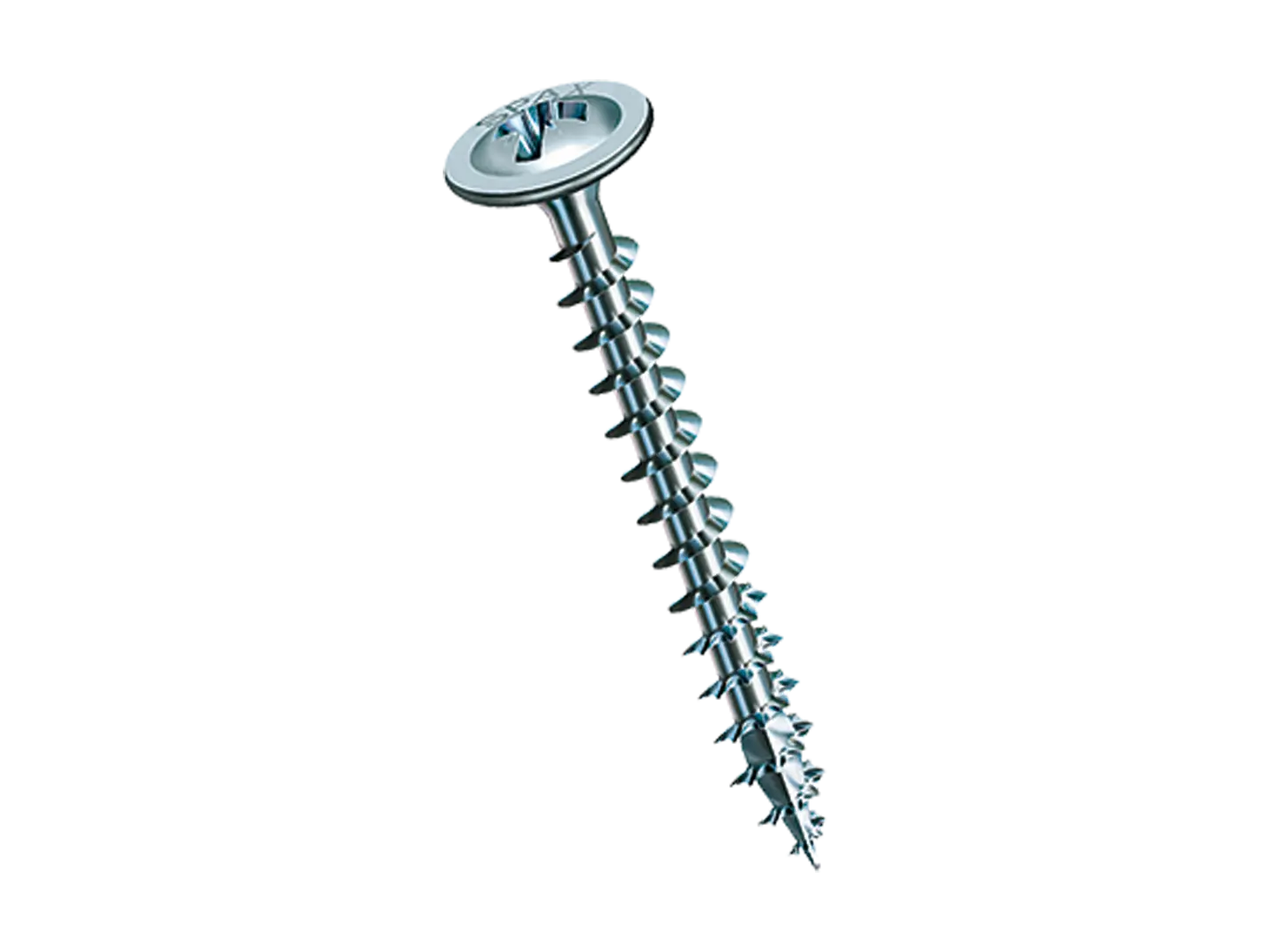 BN 8702 | Pozi flange head chipboard screws form Z, fully threaded with 4CUT point