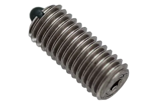 BN 13374 | Spring plungers with bolt and hex socket set screw bonded standard spring pressure