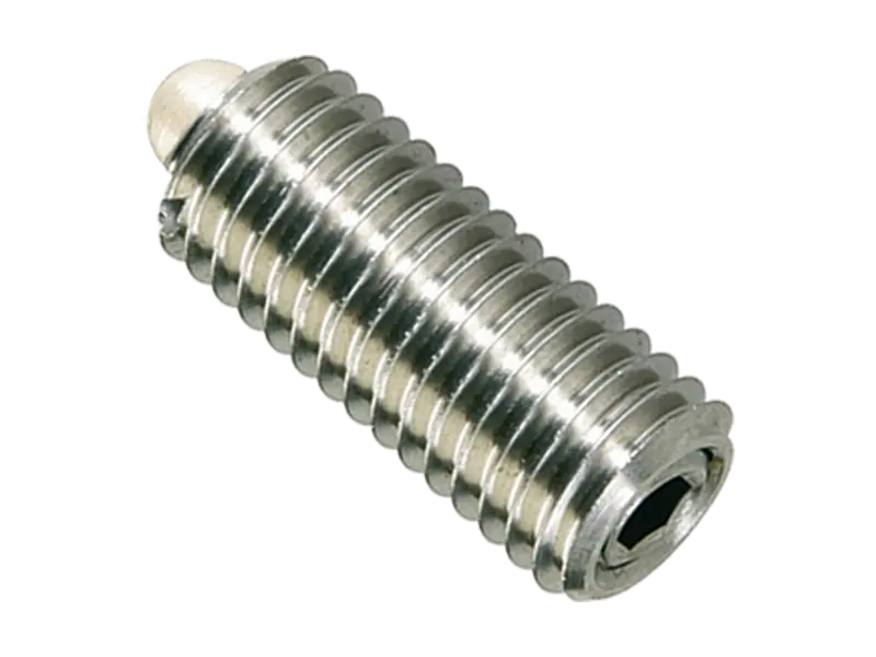 Product image of HALDER EH 22060. - Spring plungers with bolt and hex socket set screw bonded standard spring pressure