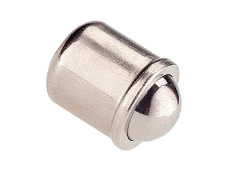 Produktbild von HALDER EH 22080. - Federnde Druckstücke glatte Ausführung, mit Bund und Kugel Standard-Federkraft