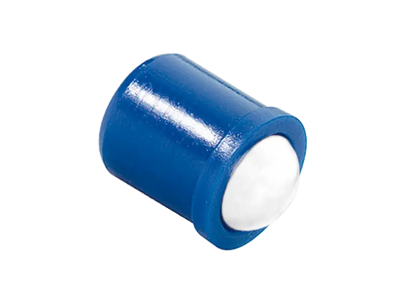 Product image of HALDER EH 22080. - Spring plungers smooth surface, with collar and ball standard spring pressure