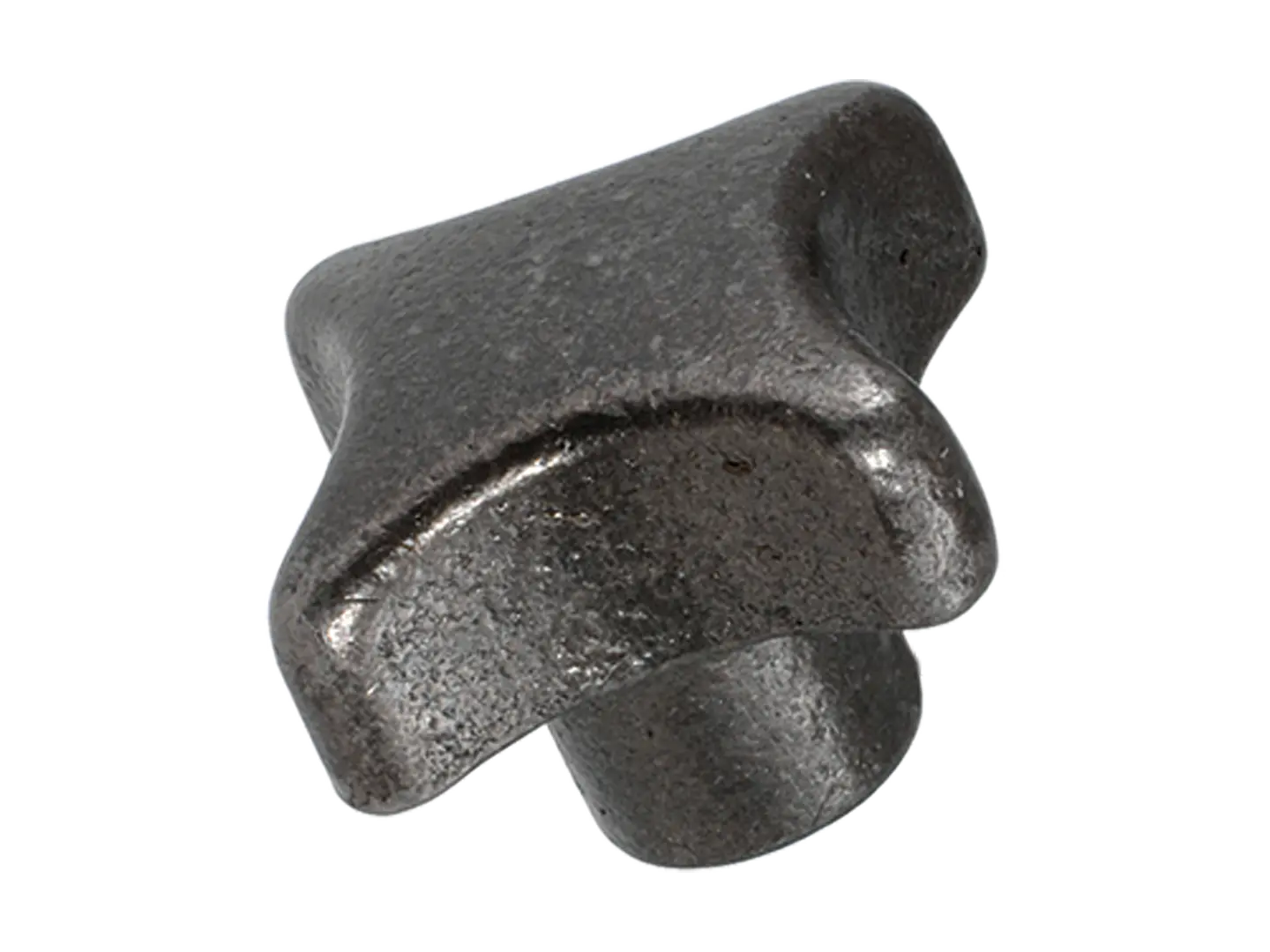 BN 13406 | Volants à croisillon proprement coulés, au sable, ébarbés et sablés DIN 6335 E avec filetage borgne