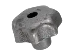 Produktbild von Sterngriffe Sandguss, entgratet und getrommelt bzw. sandgestrahlt DIN 6336 D mit Durchgangsgewinde