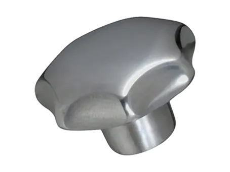 Product image of Star knobs DIN 6336 E steel hub with threaded blind hole