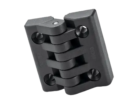 Product image of ELESA® CFA-TI-SH - Hinges with pass-through holes for countersunk head screws and rear housing to accommodate the head of threaded inserts