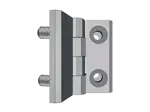Product image of ELESA® CFM-p-SH - Hinges with threaded studs, steel nickel plated and pass-through holes for countersunk head screws