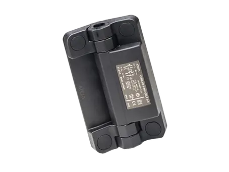 Image du produit de ELESA® CFSW-C-B - Charnières avec interrupteur de sécurité intégré connecteur mâle à 8 pôles, sortie arrière