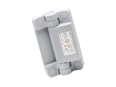Product image of ELESA® CFSW-C-B - Hinges with built-in safety multiple switch 8-pole male connector back output