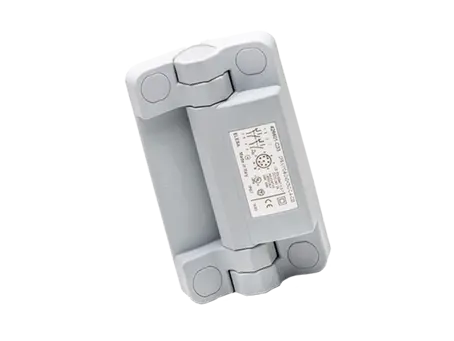 Product image of ELESA® CFSW-C-B - Hinges with built-in safety multiple switch 8-pole male connector back output