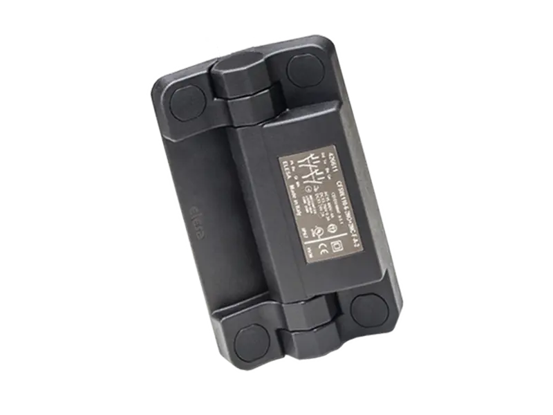 Immagine del prodotto ELESA® CFSW-C-B - Cerniere con interruttore di sicurezza integrato connettore a 8 poli, uscita posteriore