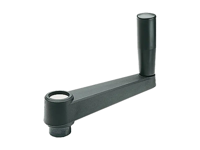 Image du produit de ELESA® MT. - Manivelles avec poignée tournante, moyeu en acier bruni avec trou traversant H7