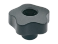 Product image of ELESA® VCT.FP - Lobe knobs with brass boss and tapped through-hole