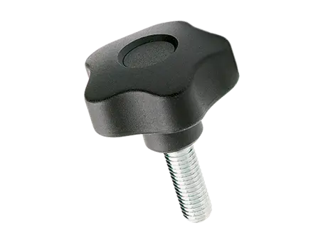 Produktbild von ELESA® VCT.p - Sterngriffe mit Gewindebolzen Stahl verzinkt