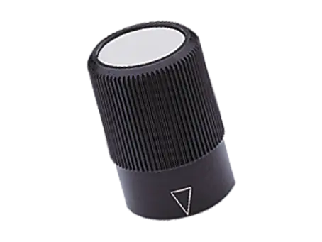 Product image of ELESA® IZP+K - Knurled control knobs with triangular index with aluminum cover plate
