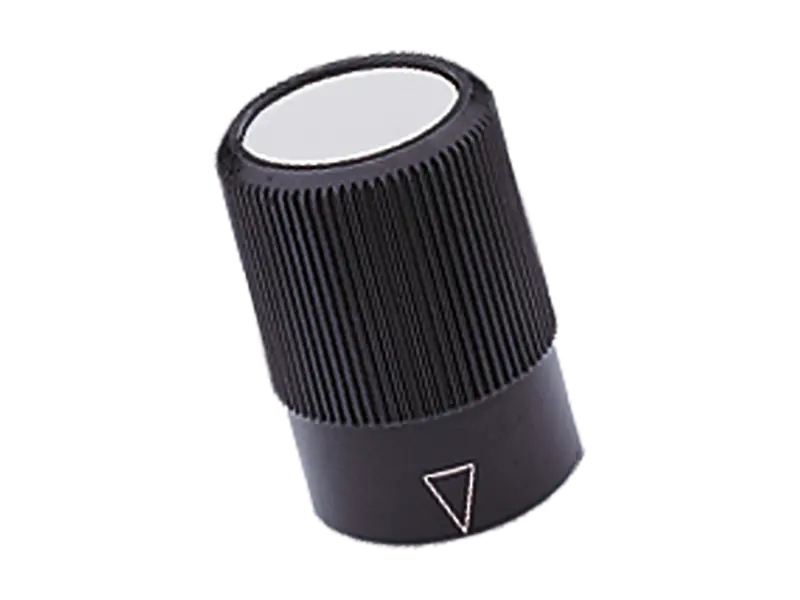 Product image of ELESA® IZP+K - Knurled control knobs with triangular index with aluminum cover plate