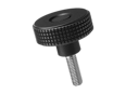 Product image of ELESA® MBT.p - Diamond cut knurled knobs with threaded stud, steel zinc plated