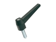 Product image of ELESA® MF.p - Lever handles with threaded stud, steel zinc plated