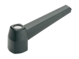 Product image of ELESA® MF.N - Lever handles with brass boss with square hole H9